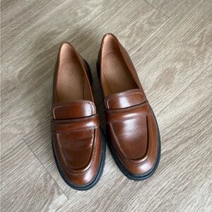 Madewell Brown Leather Loafers